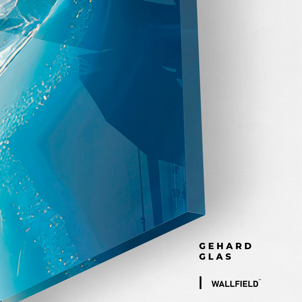 Blue Stones Poster – Glas