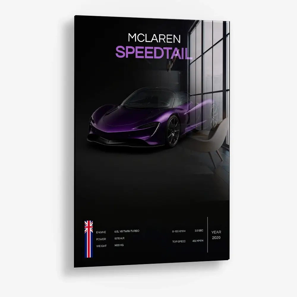 Hypercars – McLaren Speedtail – Glas
