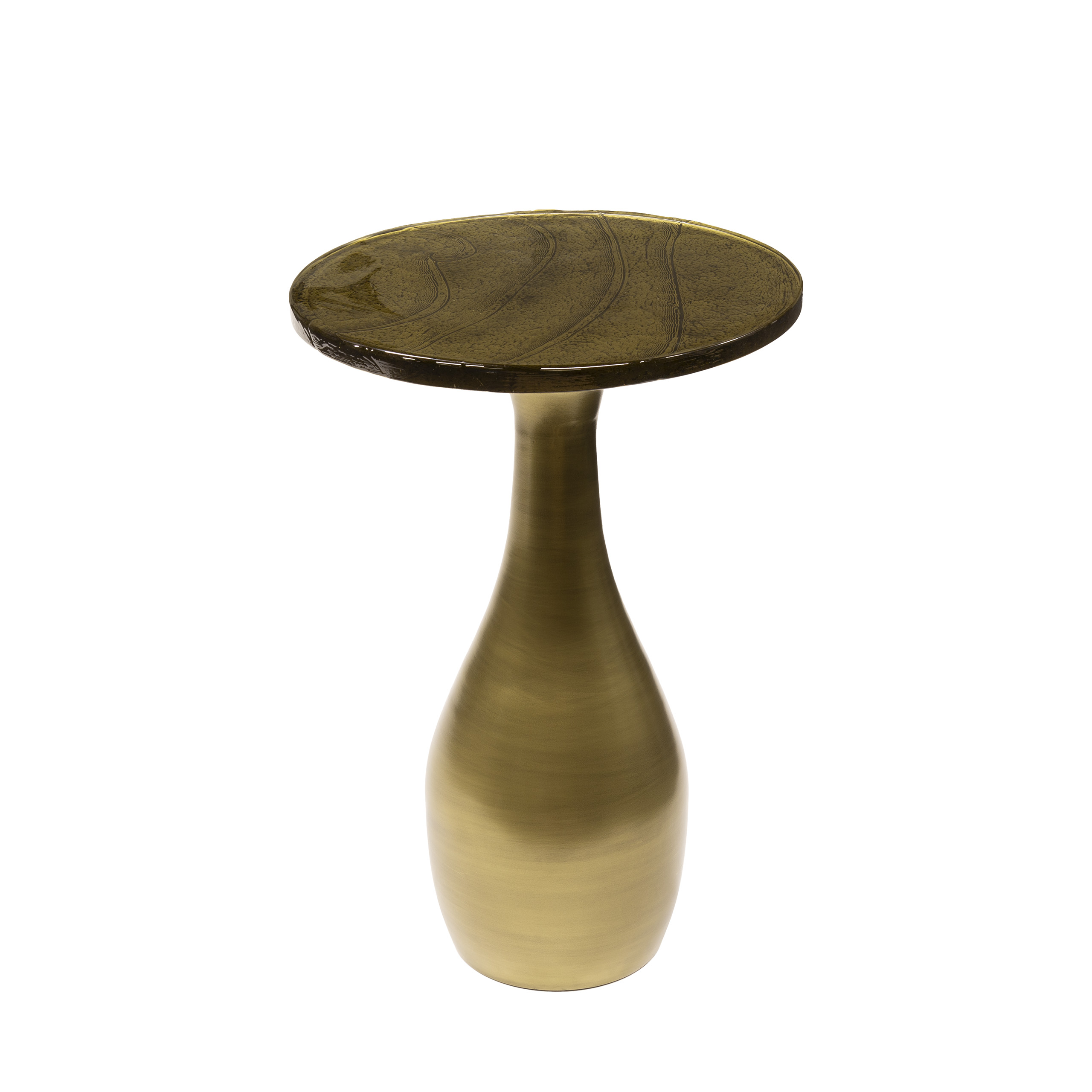 Sidobord Eclipse Drop M - Antikt guld