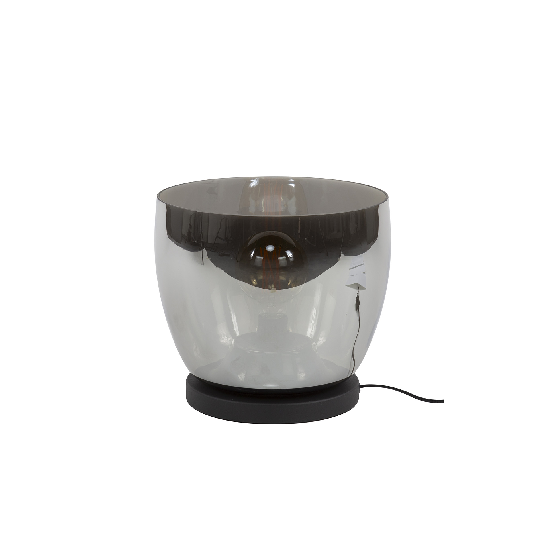 Golvlampa UP L 1-ljus - Rökgråt glas