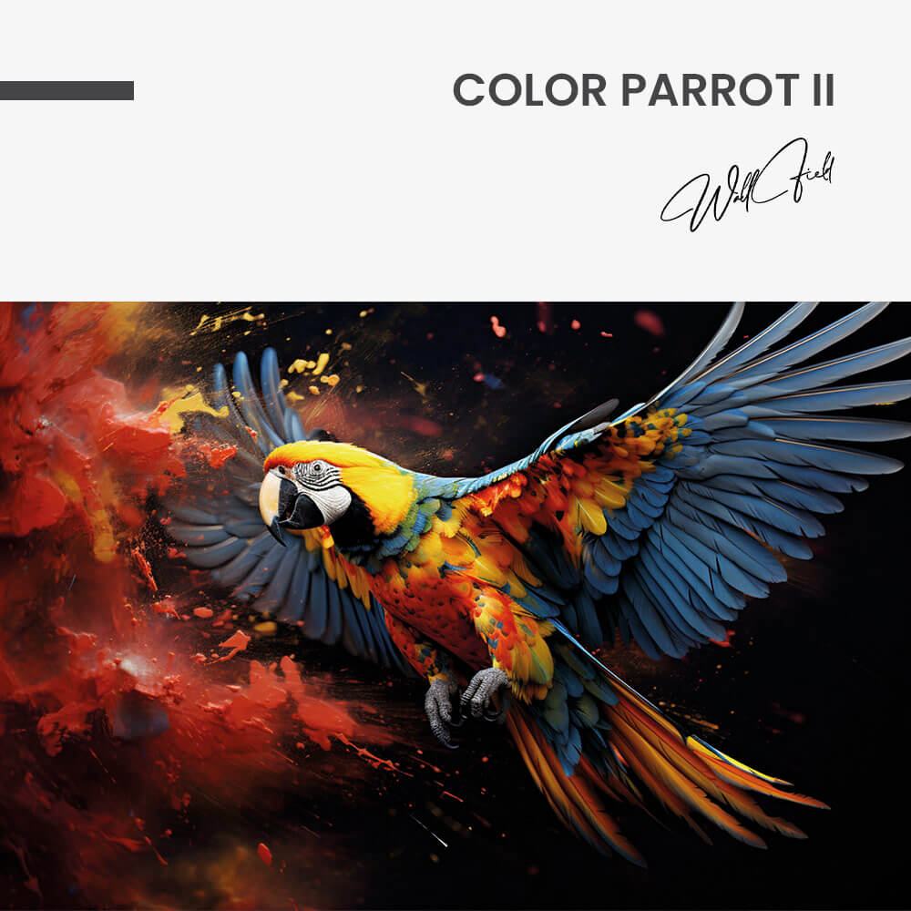 Color Parrot II – Glas