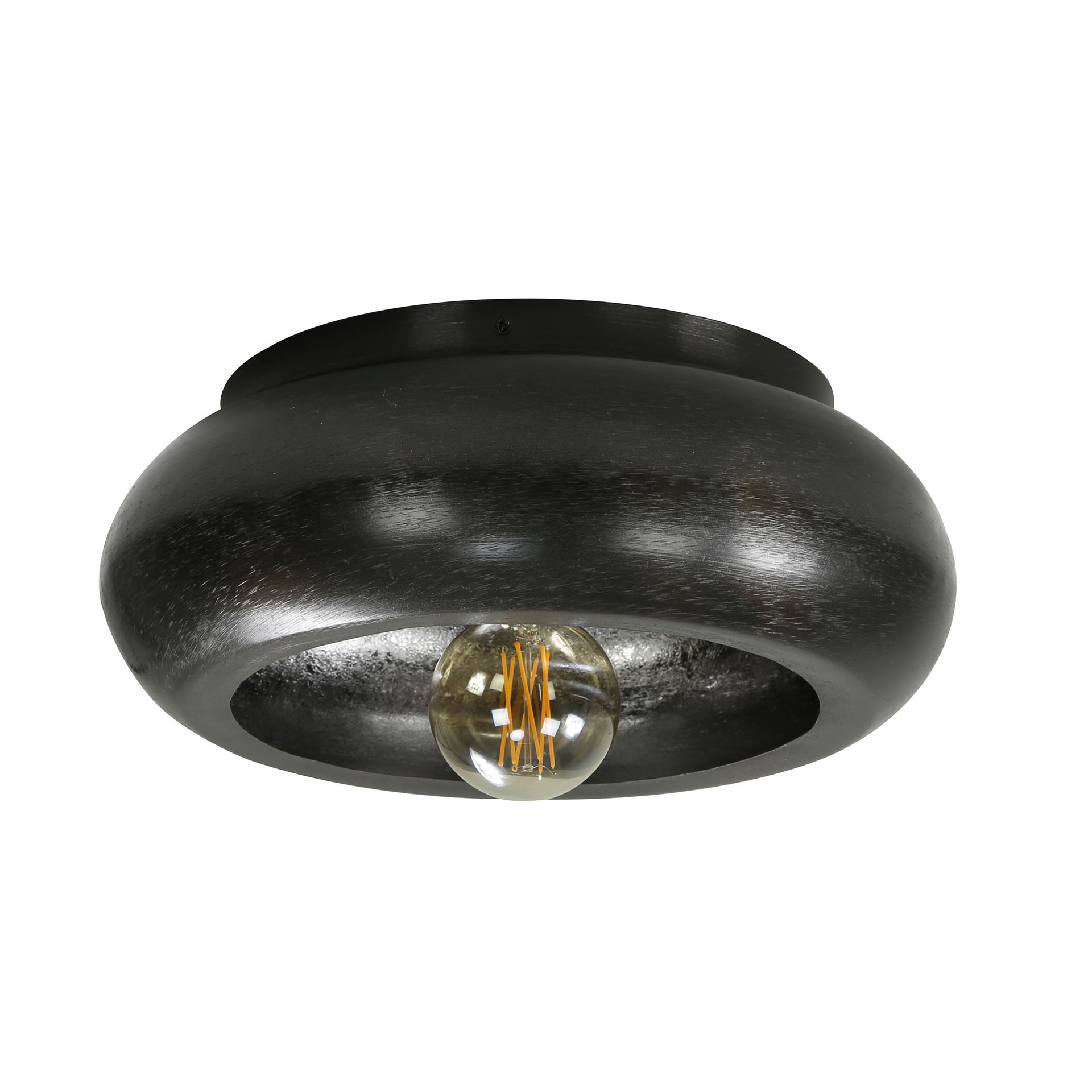 Taklampa himmel Ø42 / Svart nickel