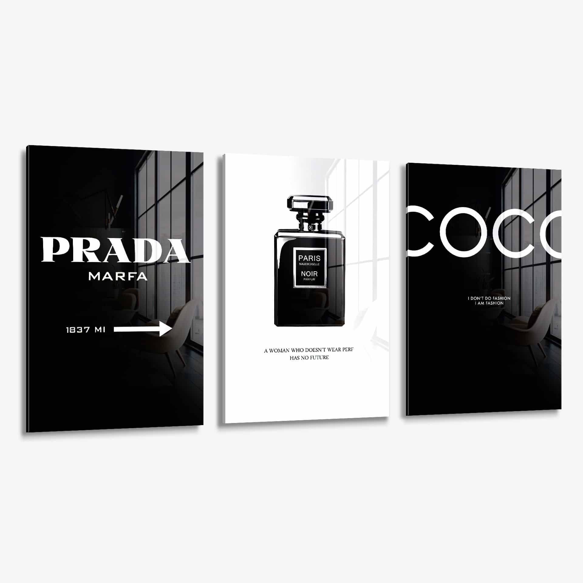Bundle: Black Fashion (3x) - Glas