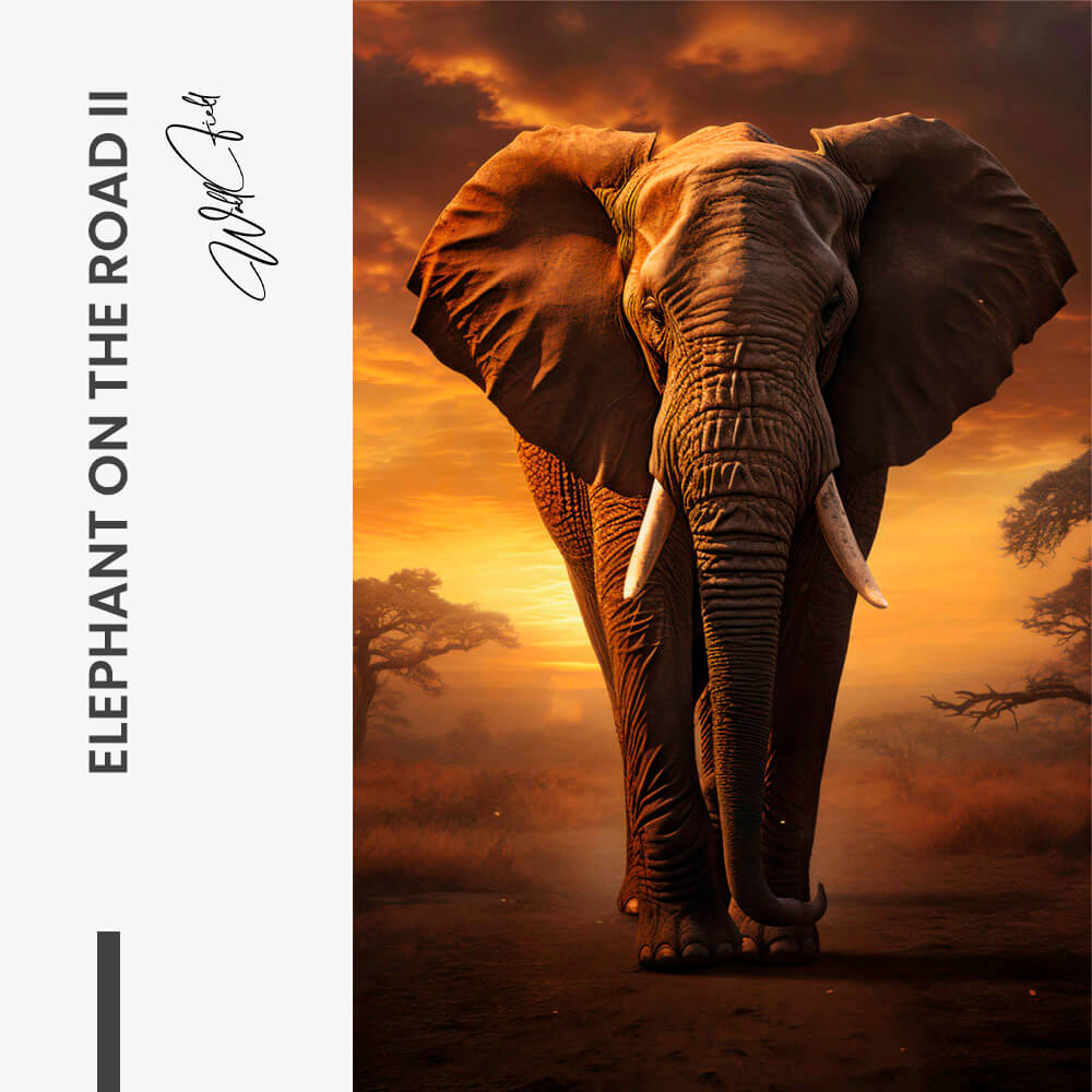 Elephant on the Road II – Glas