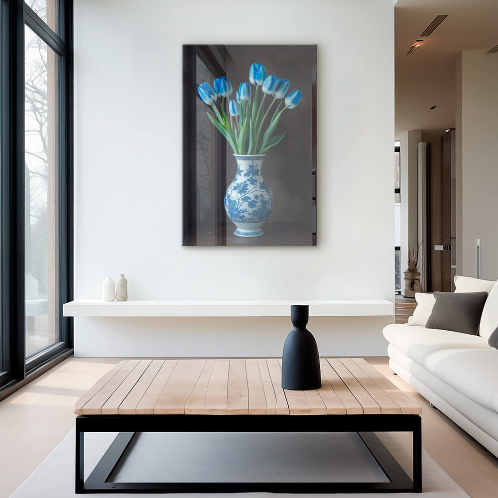Blue Tulips – Glas