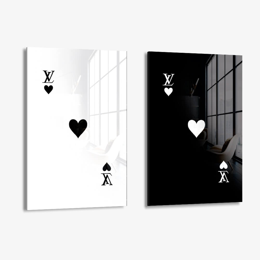 Bundle: "LV Hearts" (2x) – Glas