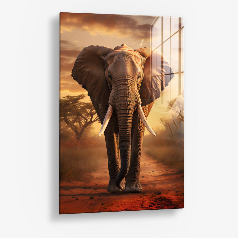 Elephant On The Road - Glas