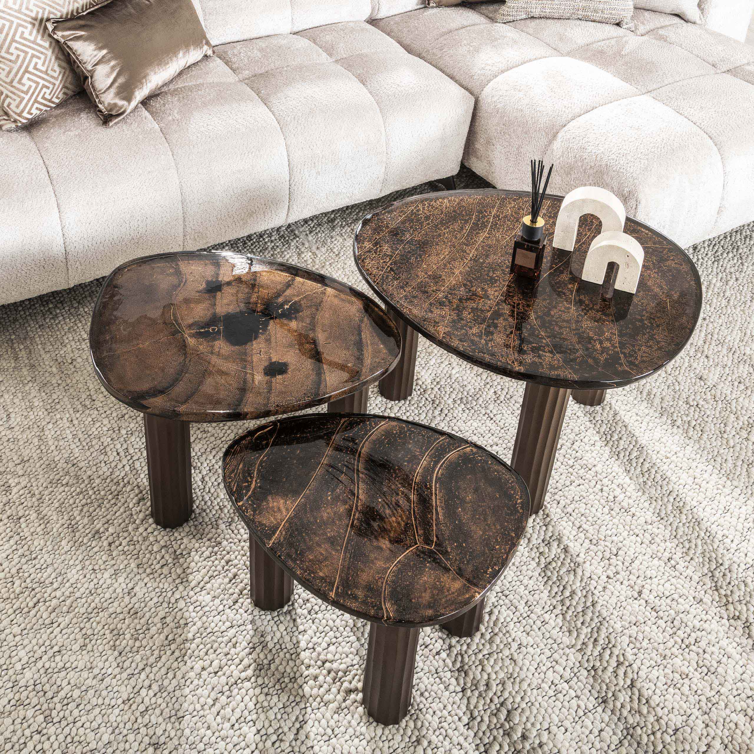 Soffbord Eclipse L - Antik koppar