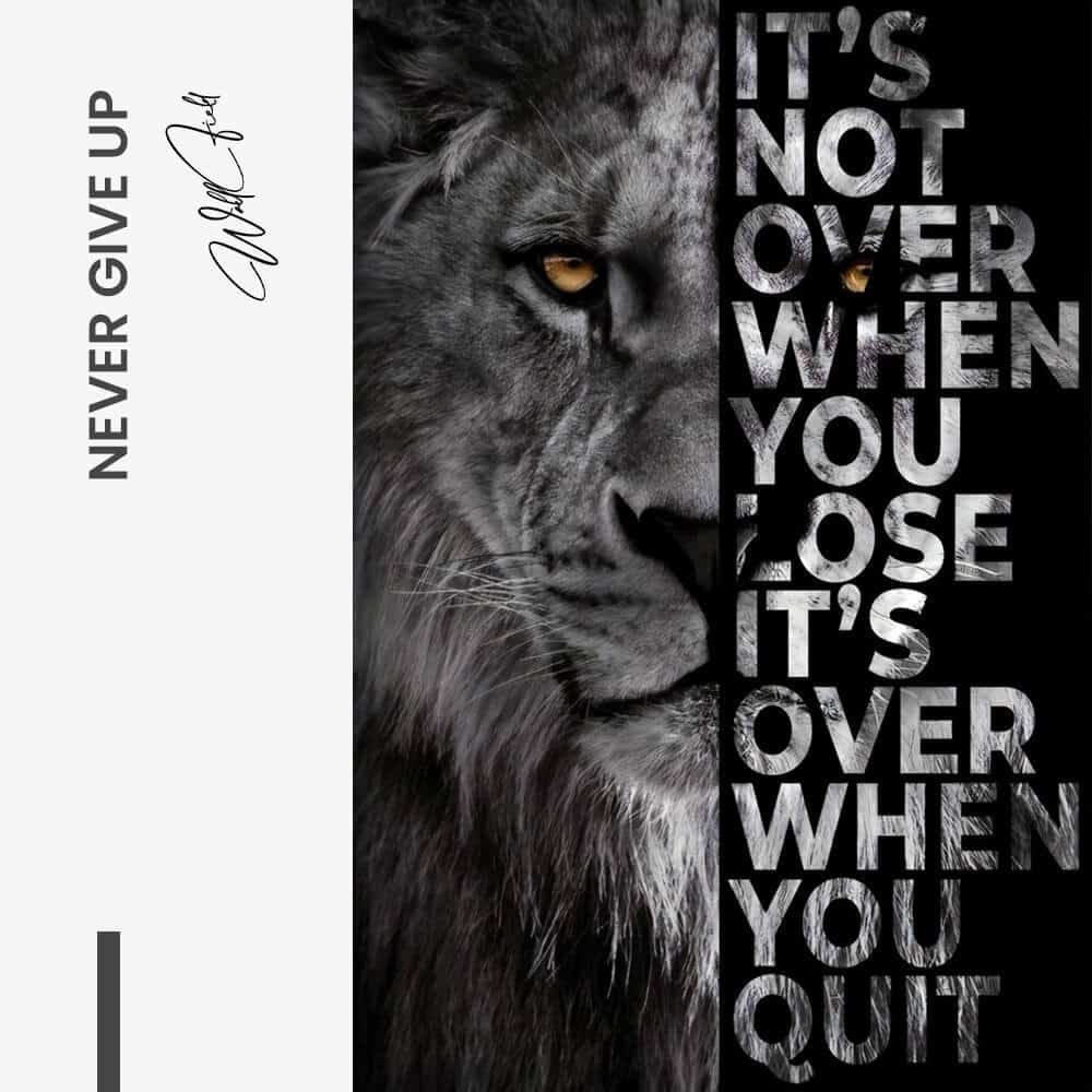 "Never Give Up''