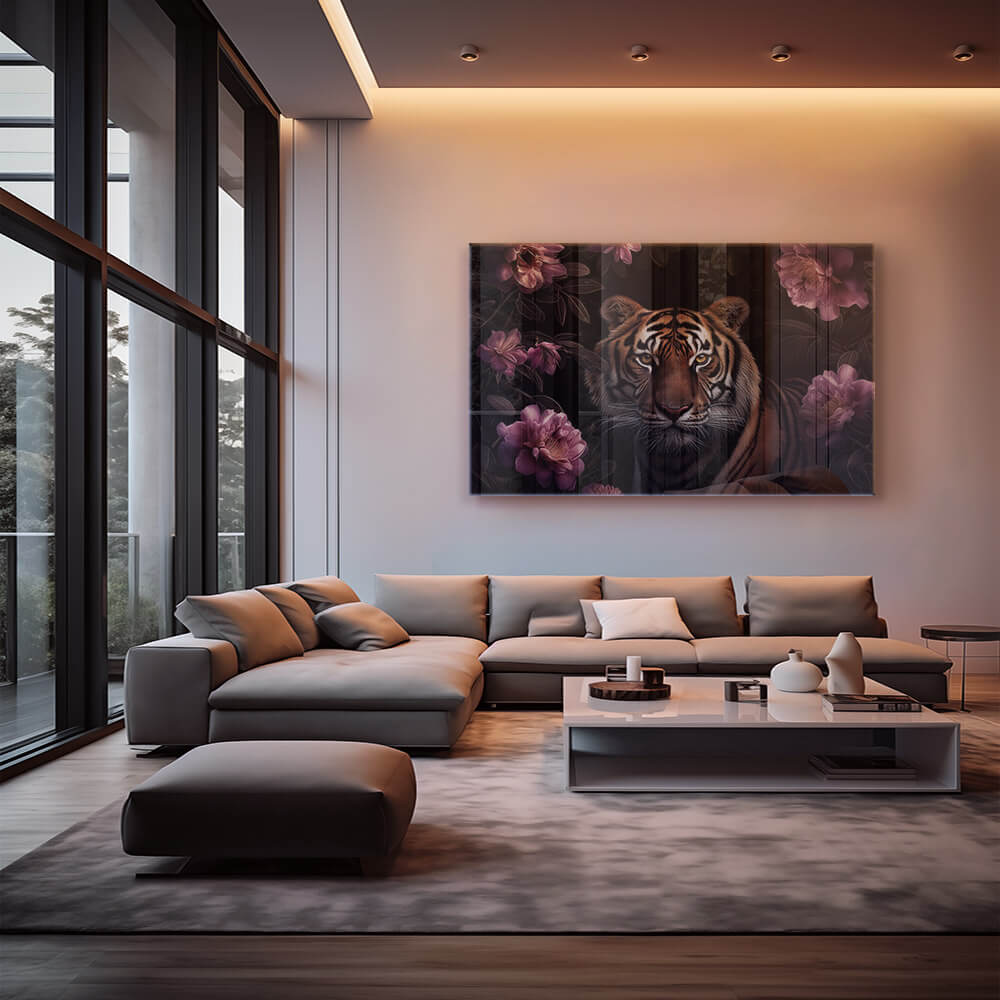 Flower Tiger – Glas