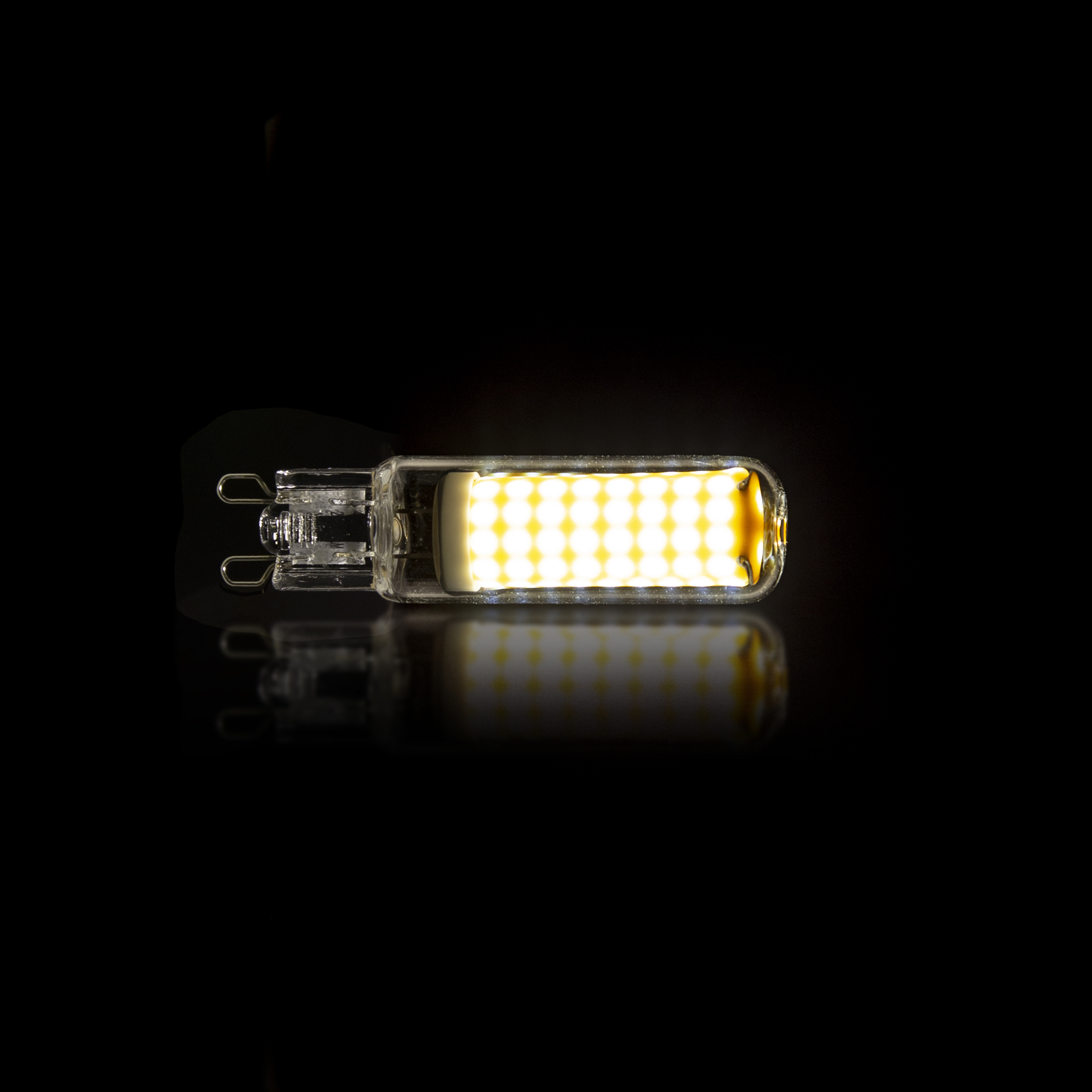 Ljuskälla LED G9 dimbar / Transparent glas