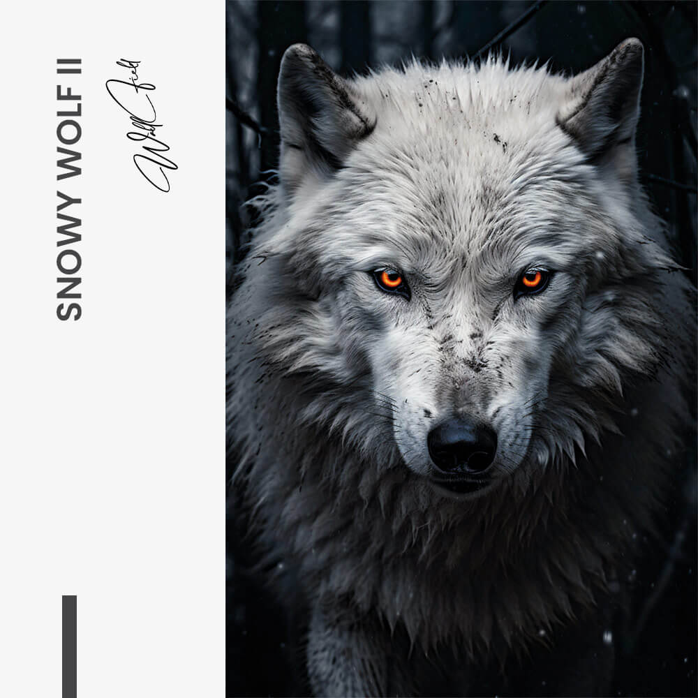 "Snowy Wolf II"