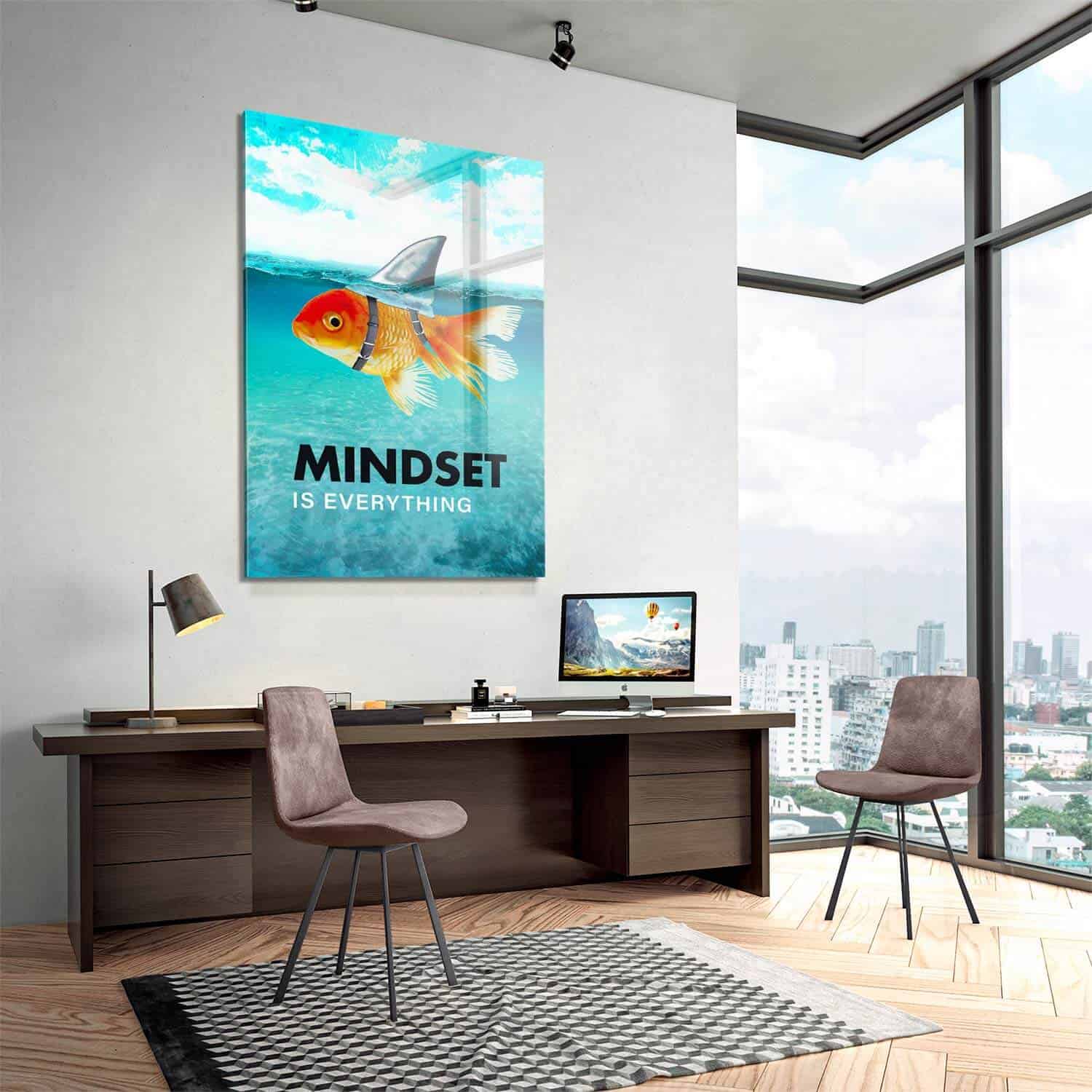 Mindset is Everything - Glas
