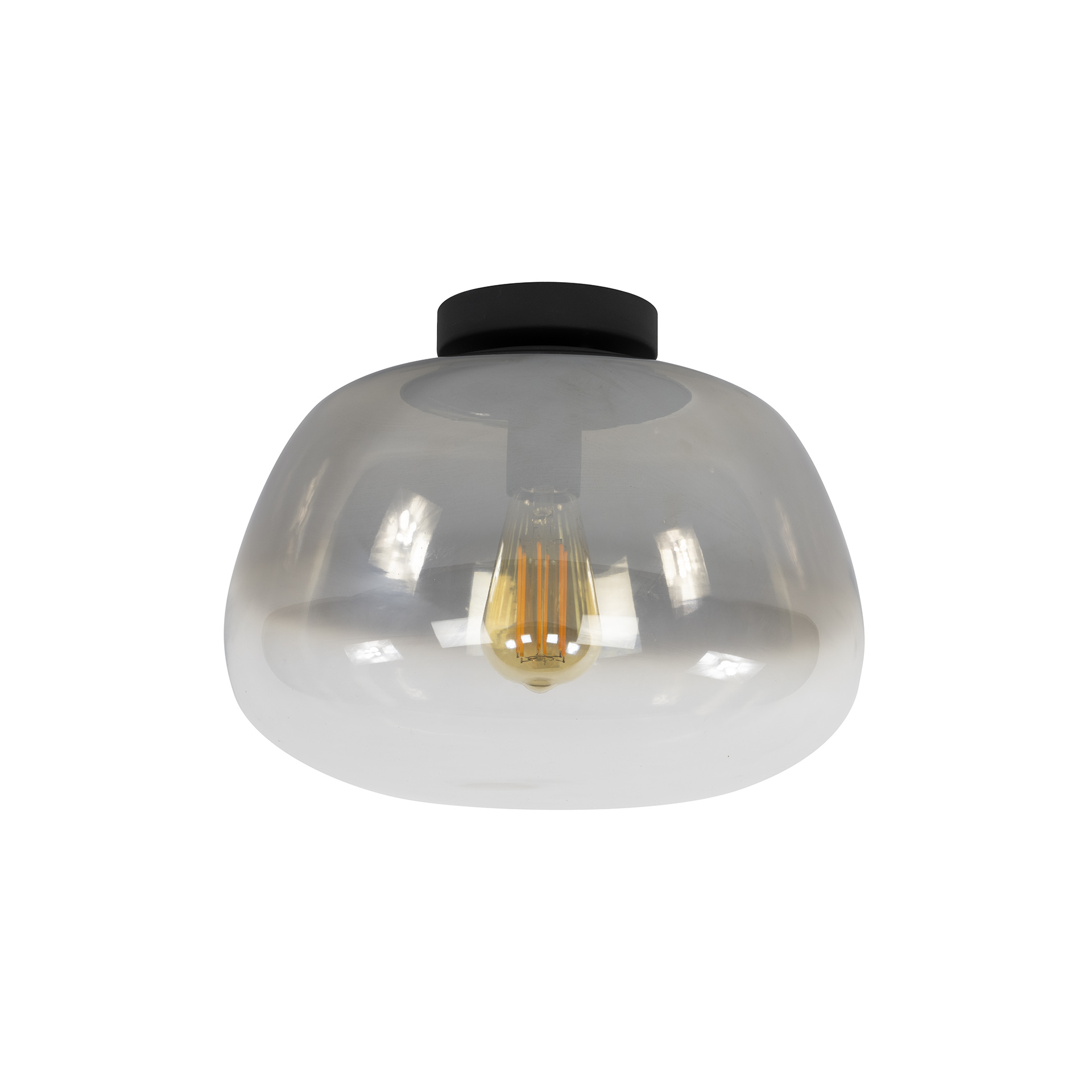Taklampa Pulse Shaded 1-light - Rökgrått glas