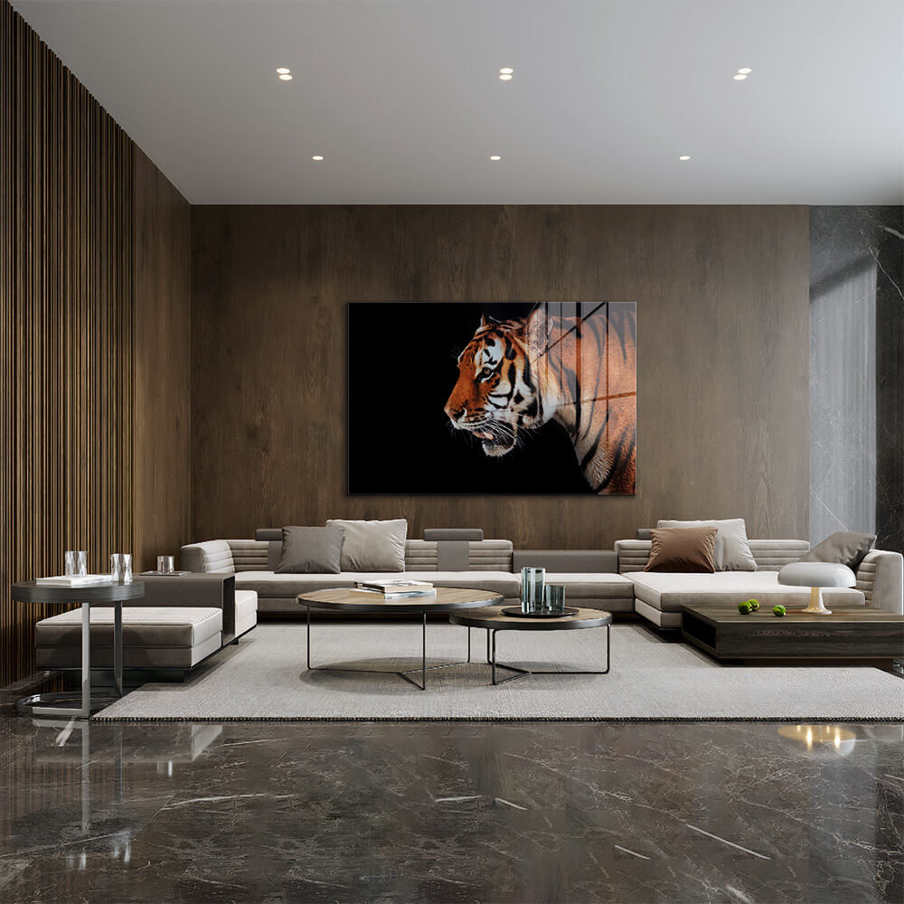Horizontal Tiger – Glas