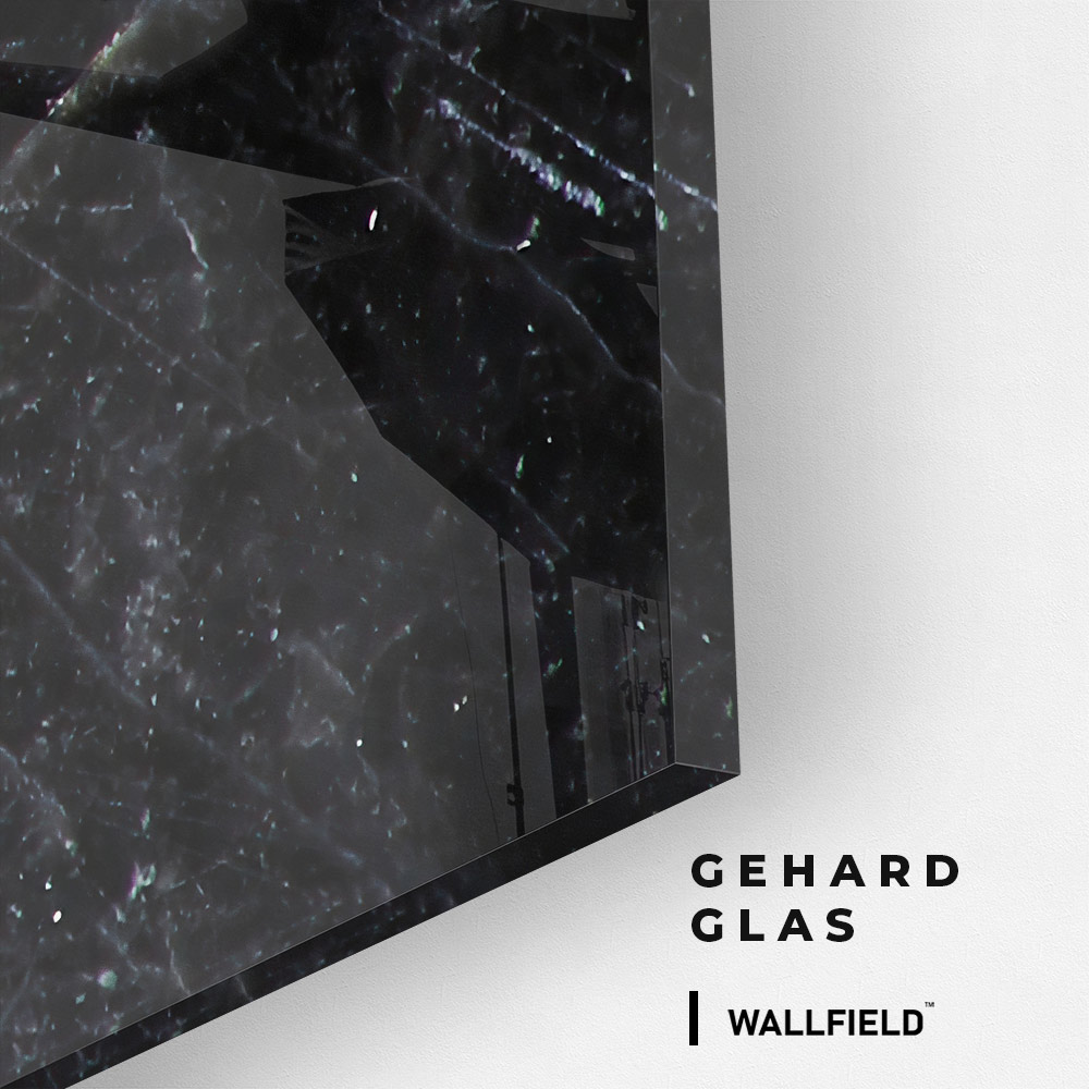 Black,  White & Gold Stone – Glas
