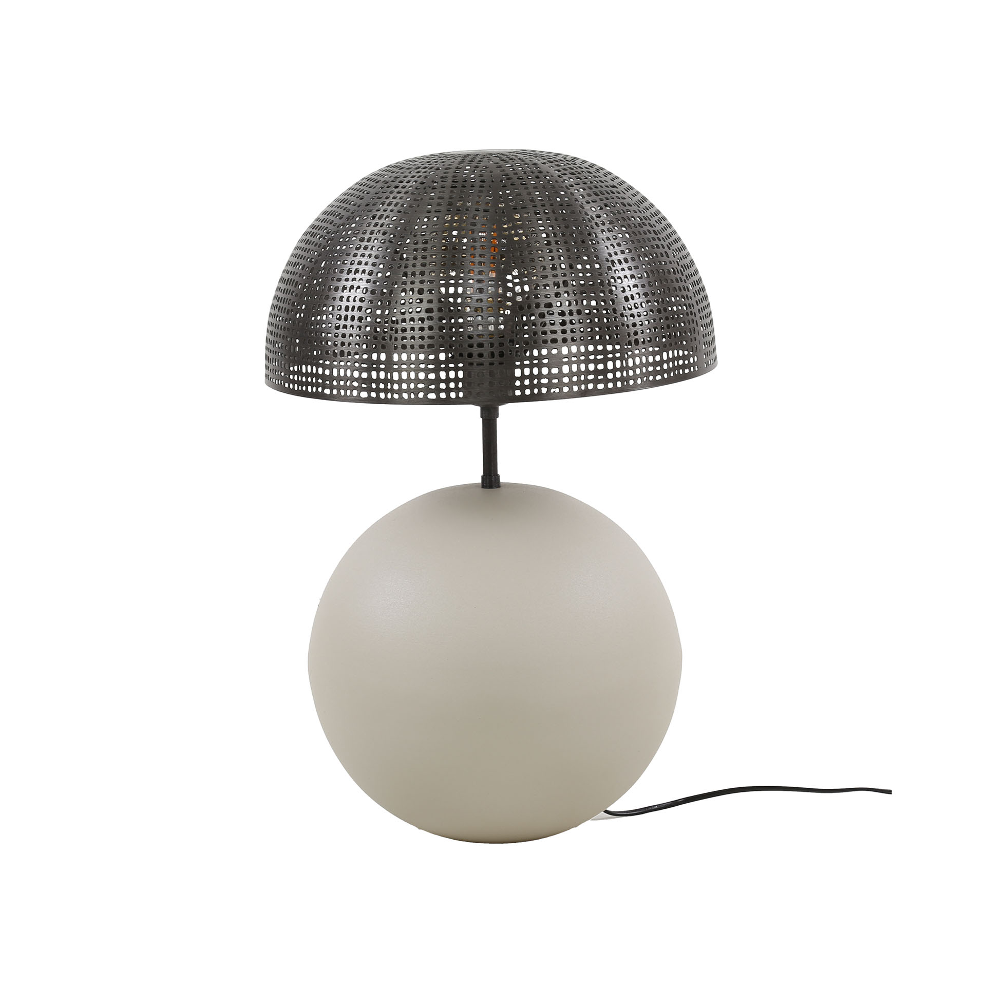 Bordslampa 1L sfär natur L / Naturgrå