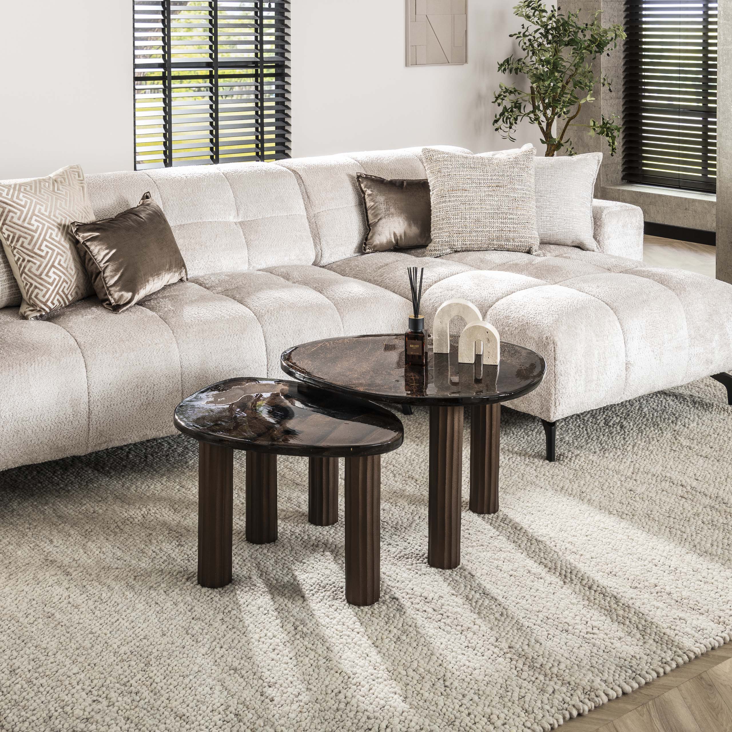 Soffbord Eclipse M - Antik koppar