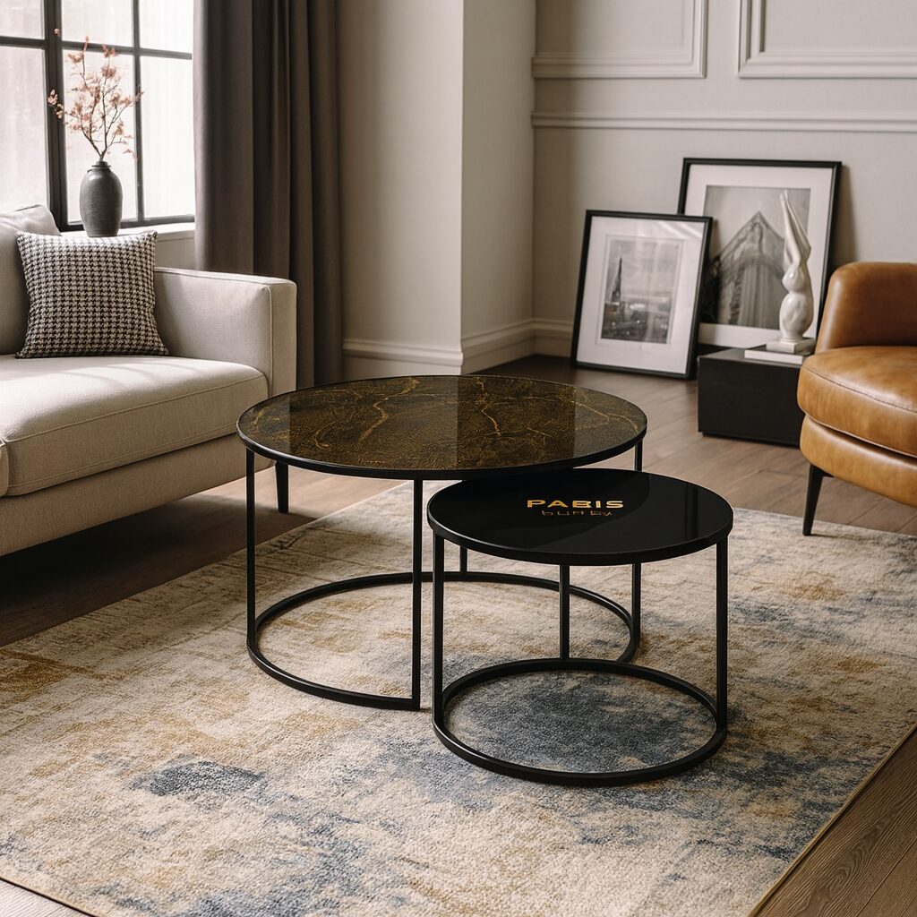 Soffbord Svart - Paris Gold