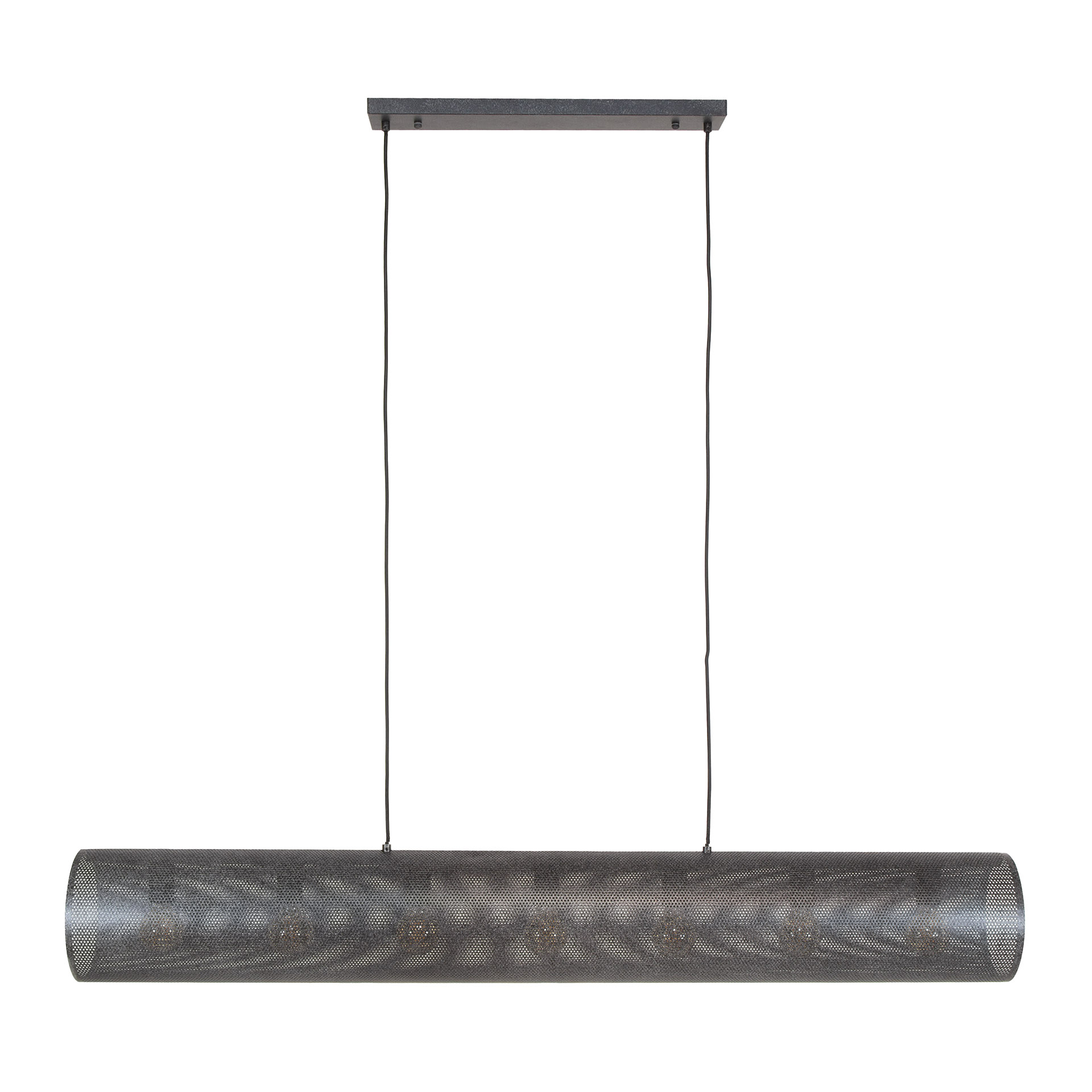 Hänglampa Tubon Mesh 7-light Artic svart