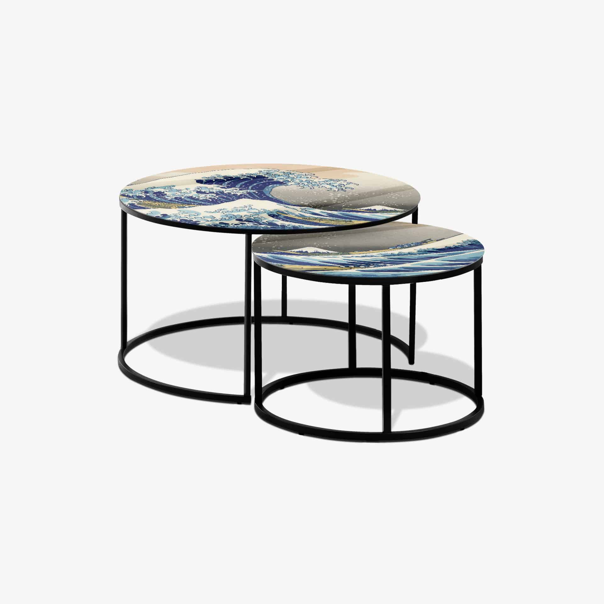 Soffbord Svart - Great Wave