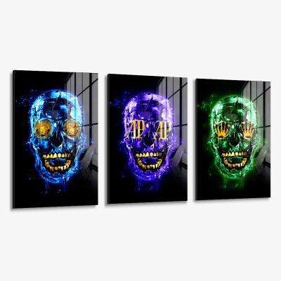 Bundel: Skull x Limited Edition (3x) – Glas