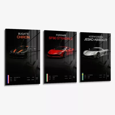 Bundle: "Hypercars" (3x) – Glas