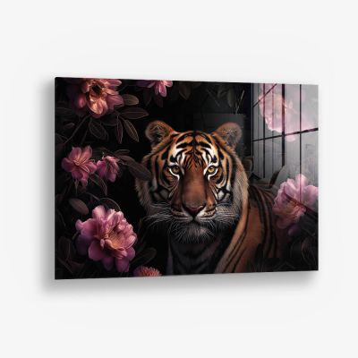 Flower Tiger – Glas