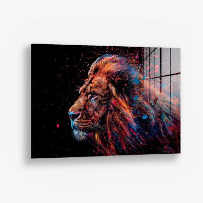 Colored Lion – Glas