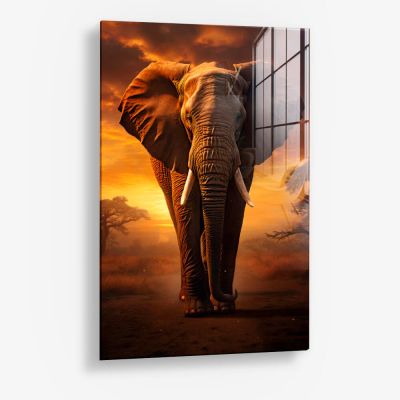 Elephant on the Road II – Glas