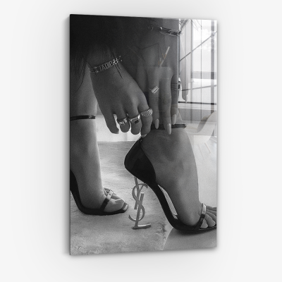 YSL Heels - Glas