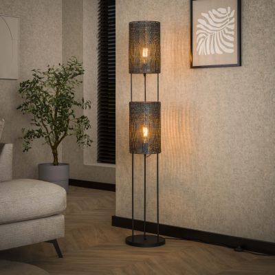 Golvlampa 2L Cylinder Mesh