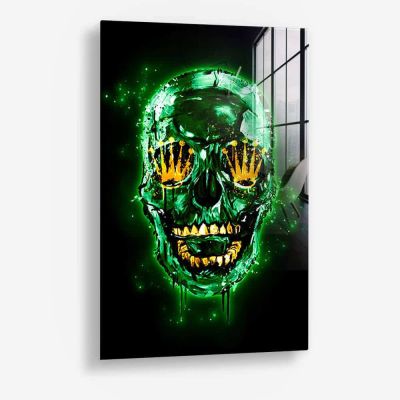 Green Skull (Limited Edition) - Glas
